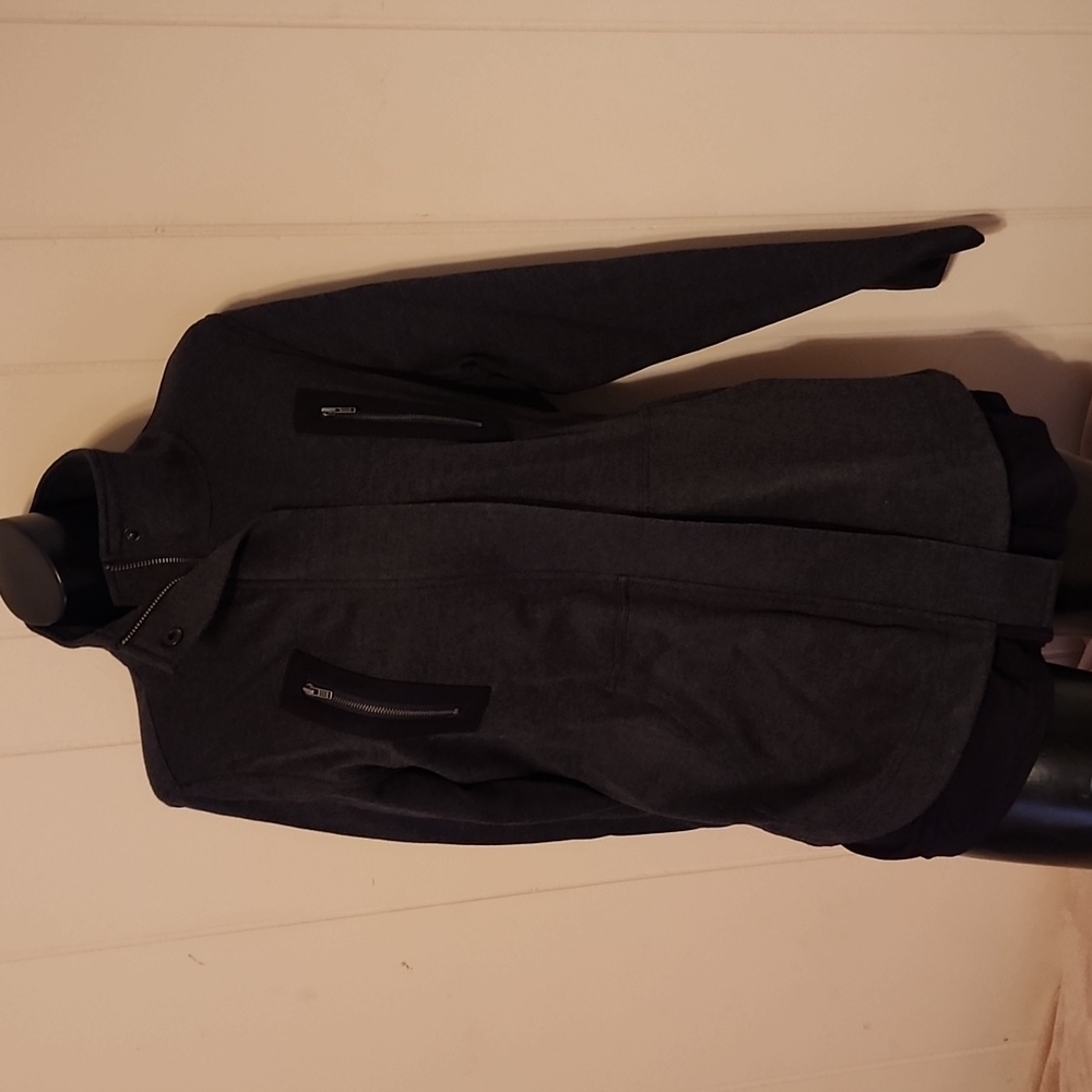 Cabi jacket dark gray and black size small